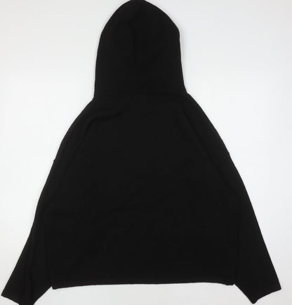 Womens UK Size 12 Jack Wills Black Pullover Hoodie