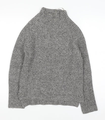 Womens UK Size S Marks and Spencer Grey Pullover Jumper