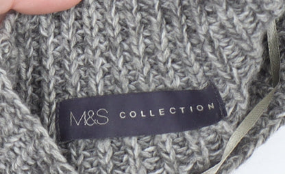Womens UK Size S Marks and Spencer Grey Pullover Jumper