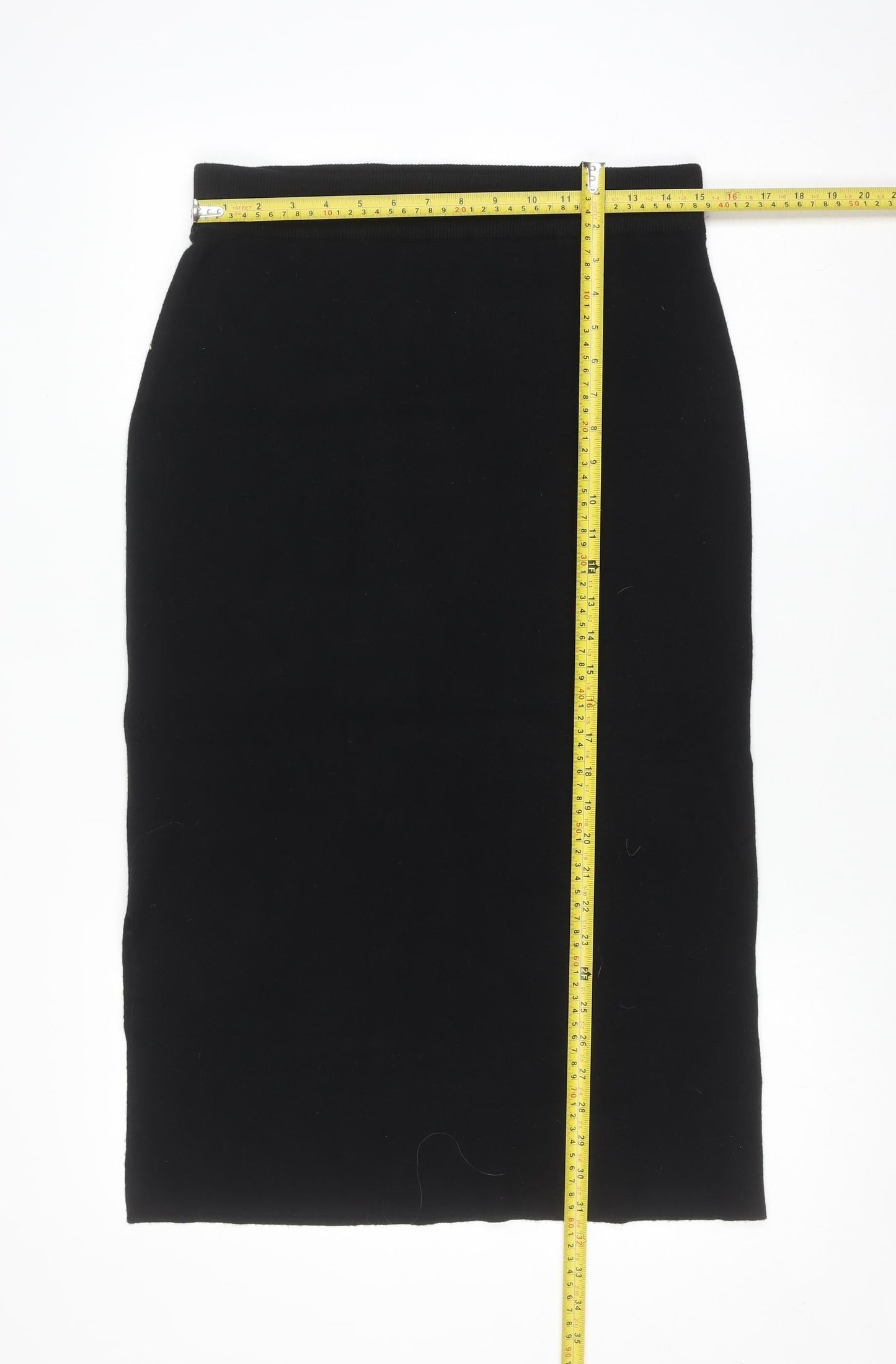 Womens UK Size M Lands' End Straight & Pencil Knit Skirt