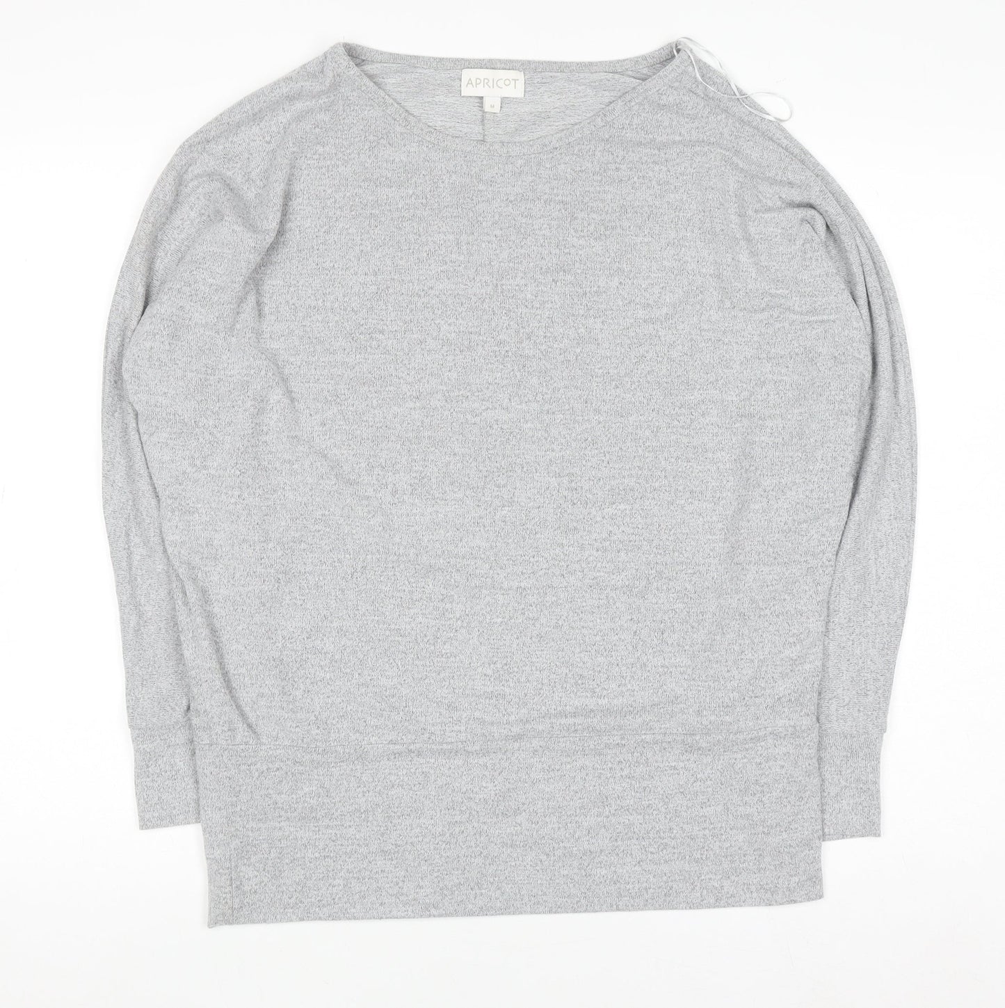 Womens UK Size M Apricot Grey Pullover Jumper