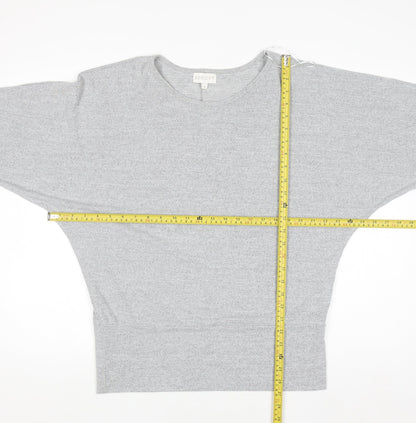 Womens UK Size M Apricot Grey Pullover Jumper