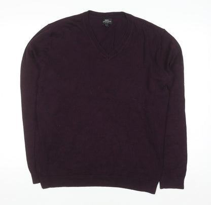 Mens UK Size L NEXT Purple Pullover Jumper