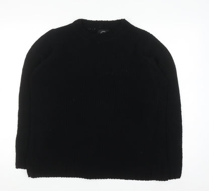Ridge & Co Womens Black Knit Pullover Jumper Size 10