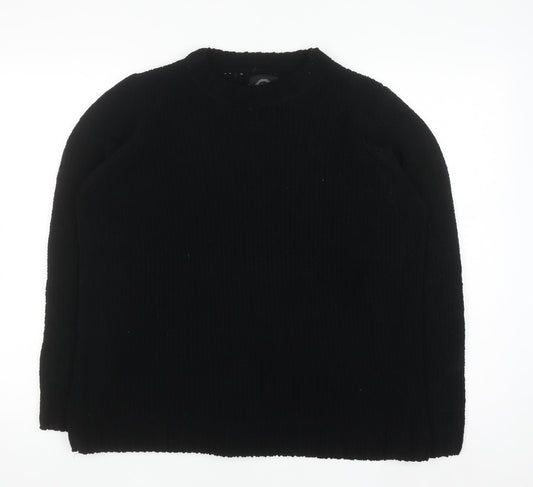 Ridge & Co Womens Black Knit Pullover Jumper Size 10