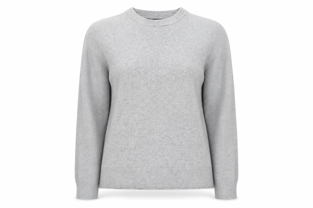 Womens UK Size 10 Marks and Spencer Grey Pullover Jumper