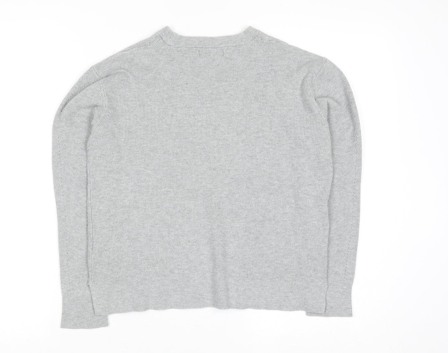 Womens UK Size 10 Marks and Spencer Grey Pullover Jumper