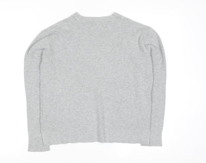 Womens UK Size 10 Marks and Spencer Grey Pullover Jumper
