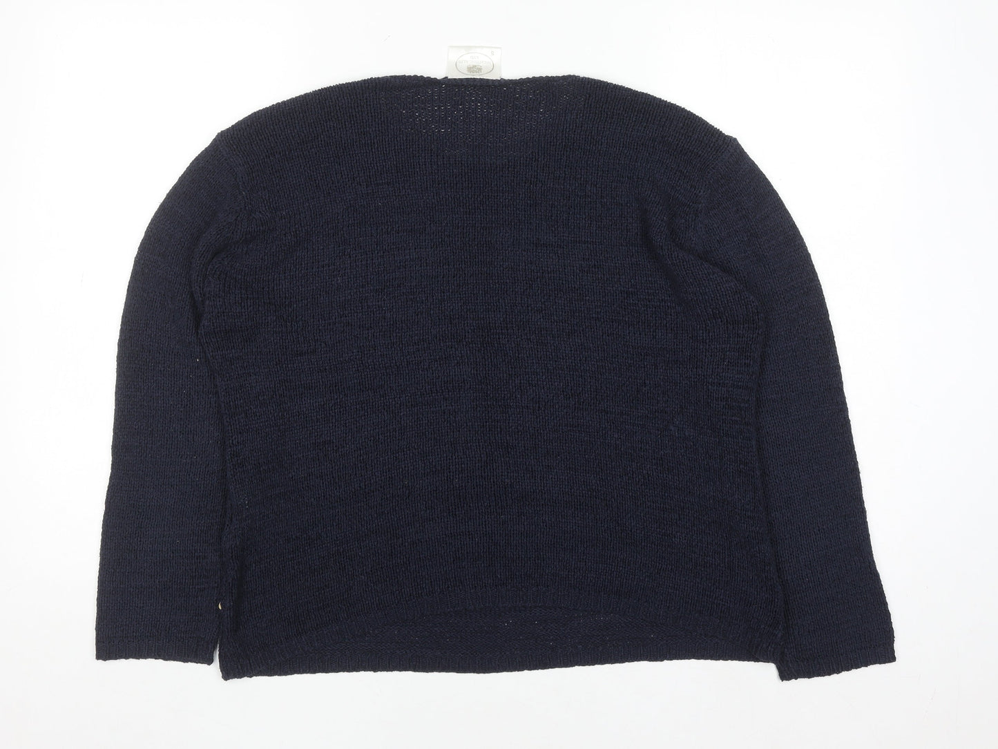 Womens UK Size S Nightingales LTD Blue Pullover Jumper