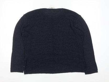 Womens UK Size S Nightingales LTD Blue Pullover Jumper