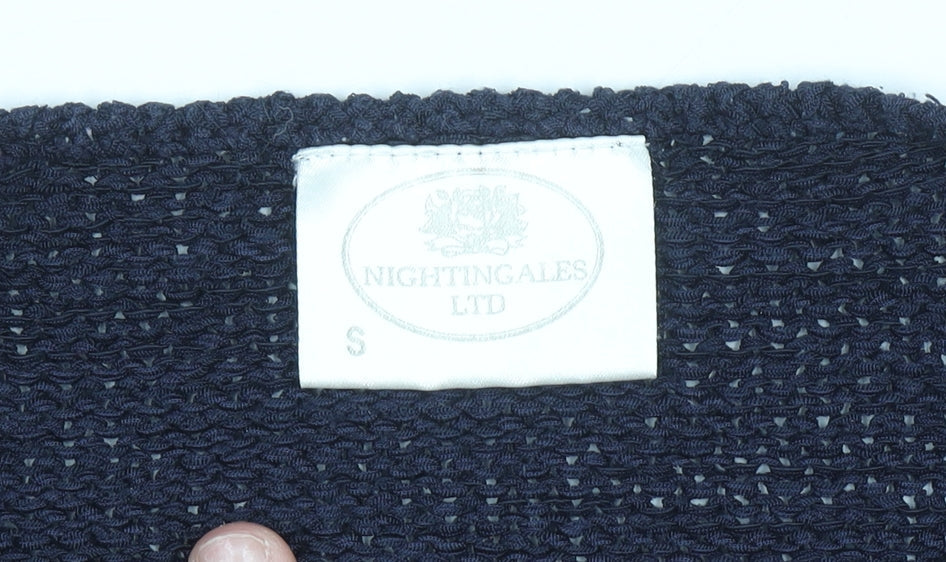 Womens UK Size S Nightingales LTD Blue Pullover Jumper