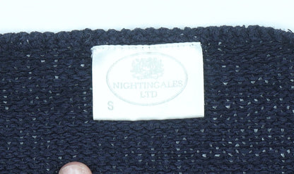 Womens UK Size S Nightingales LTD Blue Pullover Jumper