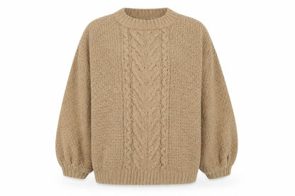 Womens UK Size L Stradivarius Beige Pullover Jumper