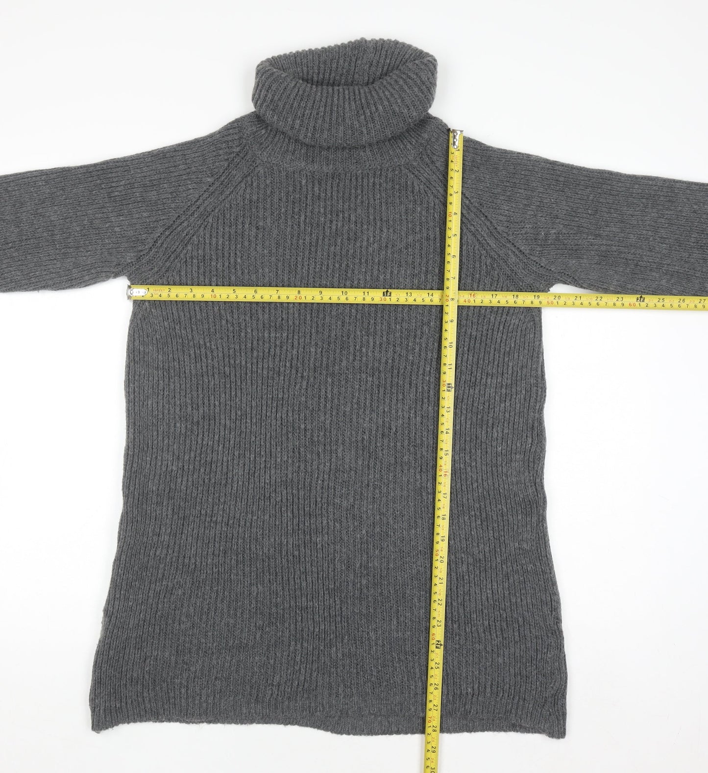 Womens UK Size XS Light Before Dark Grey Pullover Jumper