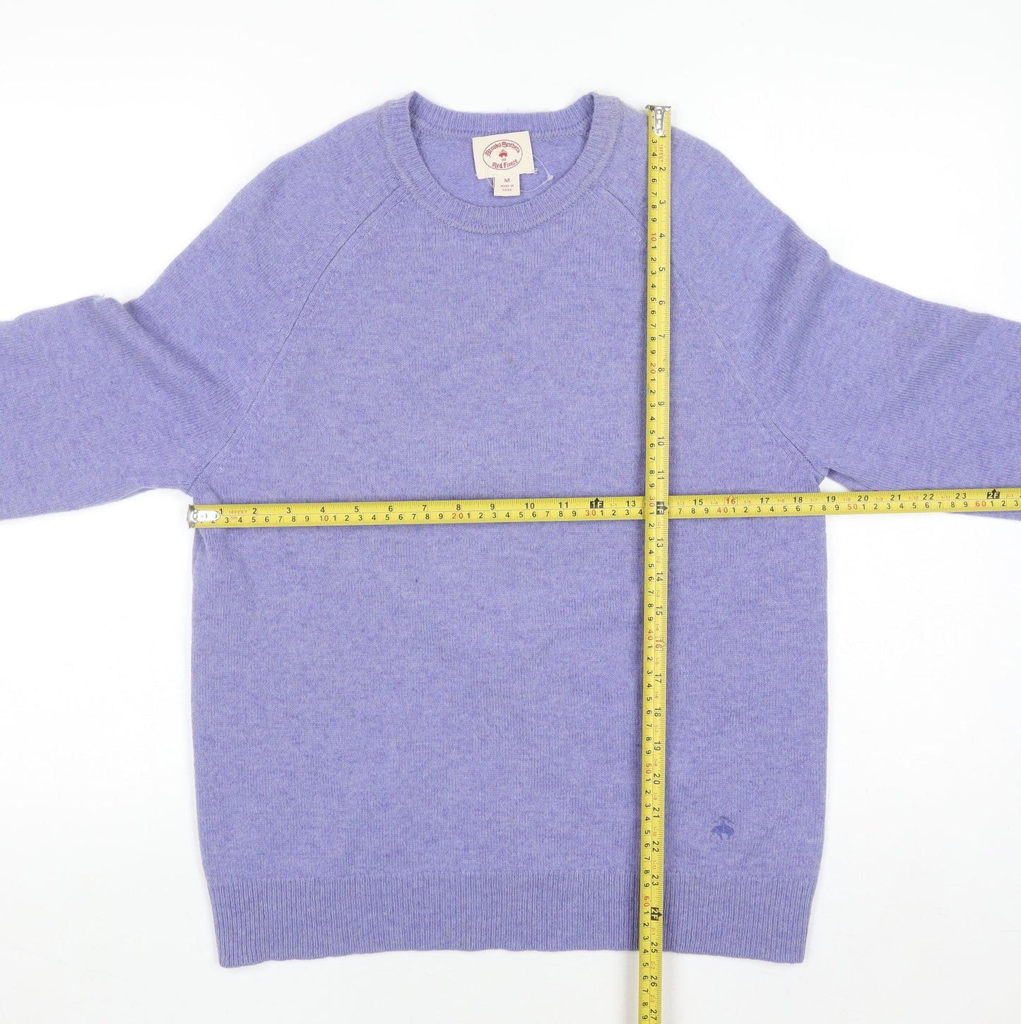 Womens UK Size M Brooks Brothers Purple Pullover Jumper