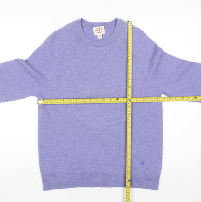 Womens UK Size M Brooks Brothers Purple Pullover Jumper