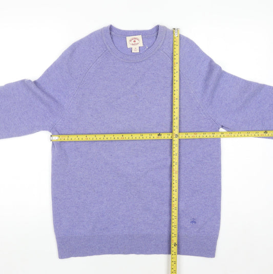 Womens UK Size M Brooks Brothers Purple Pullover Jumper