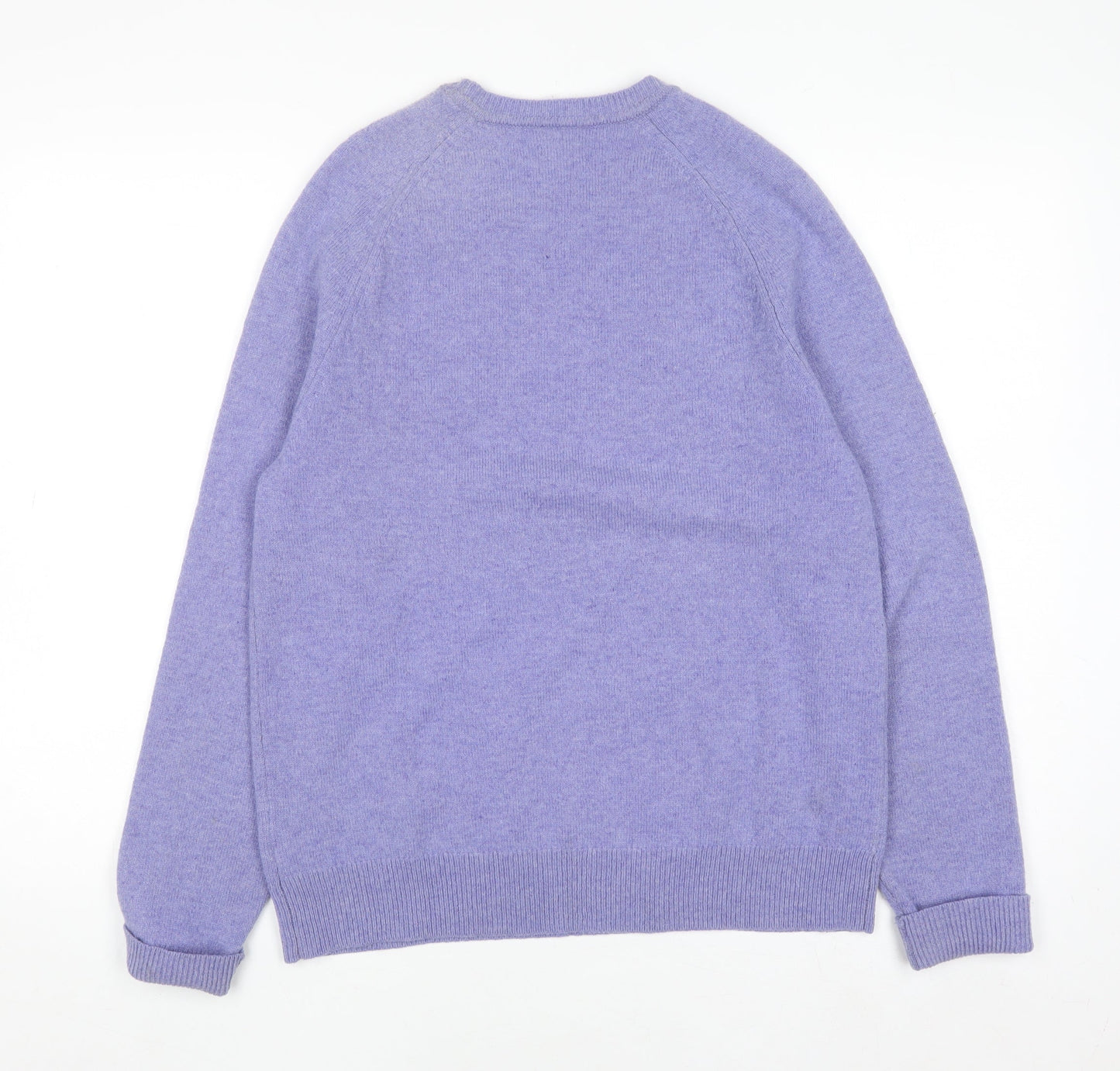 Womens UK Size M Brooks Brothers Purple Pullover Jumper