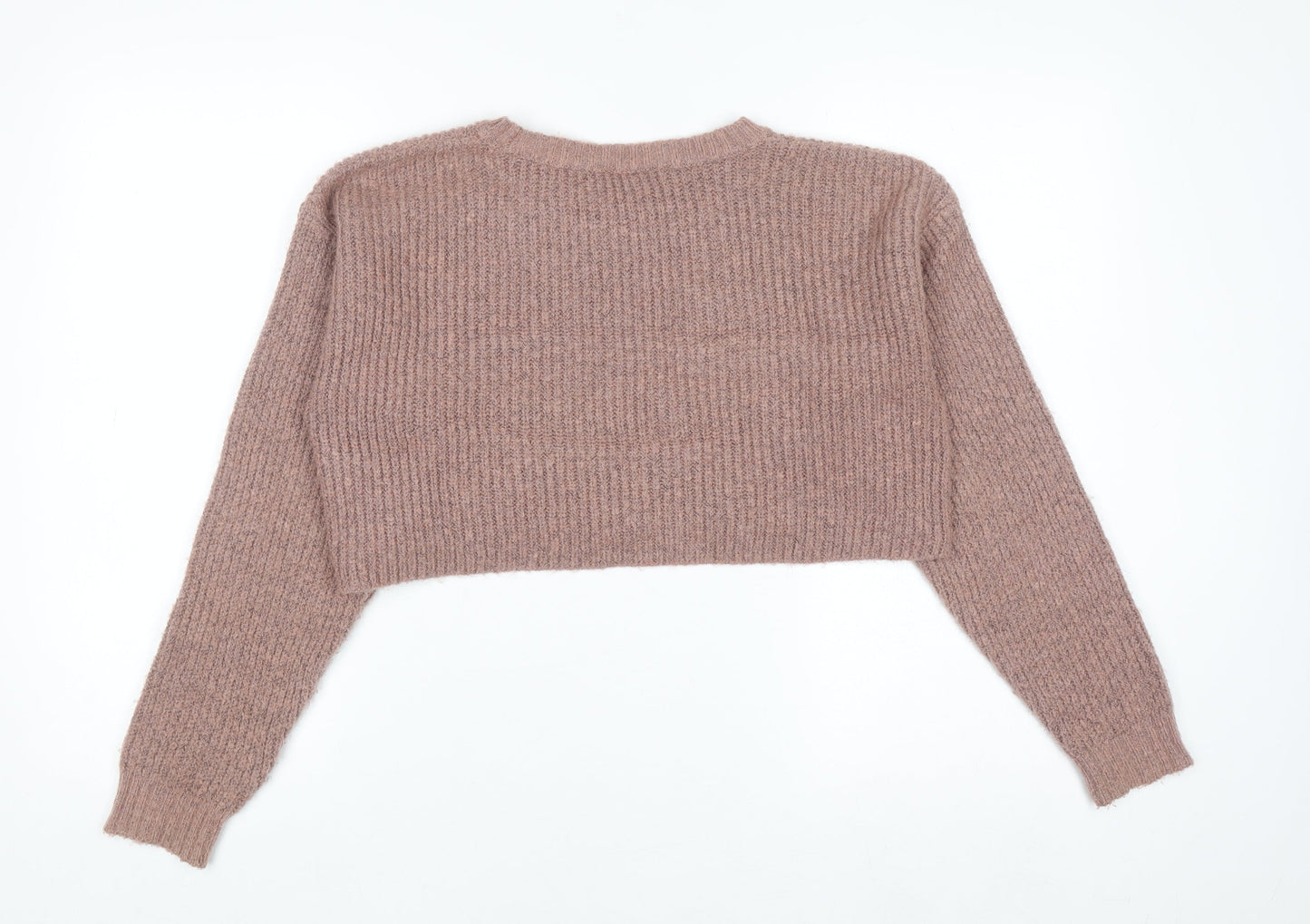 Womens UK Size S New Look Brown Pullover Jumper