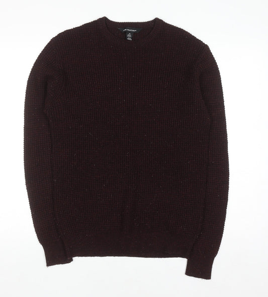 Mens UK Size XS Cedar Wood State Brown Pullover Jumper