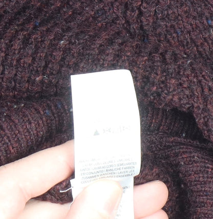 Mens UK Size XS Cedar Wood State Brown Pullover Jumper