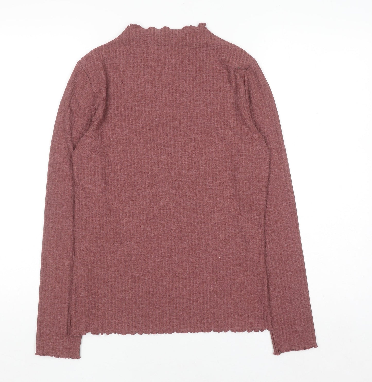 Womens UK Size L Only Brown Basic T-Shirt