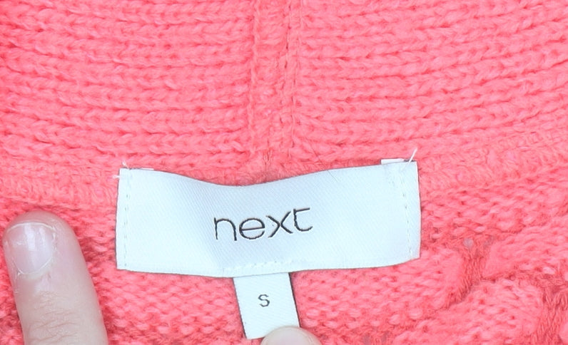 Womens UK Size S NEXT Pink Cardigan Jumper
