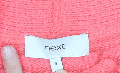 Womens UK Size S NEXT Pink Cardigan Jumper