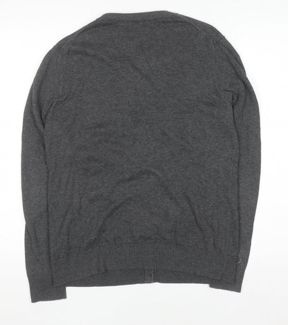 Womens UK Size L Gap Grey Cardigan Jumper