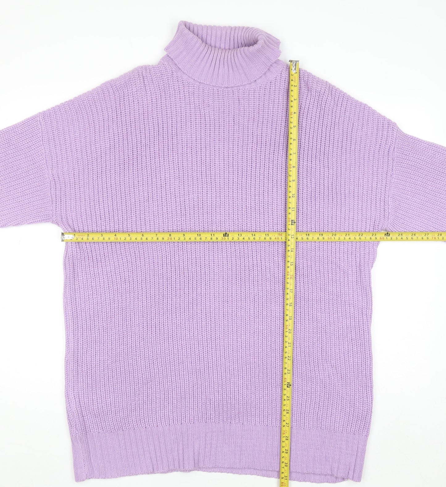 Womens UK Size 12 Threadbare Purple Pullover Jumper