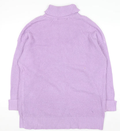 Womens UK Size 12 Threadbare Purple Pullover Jumper