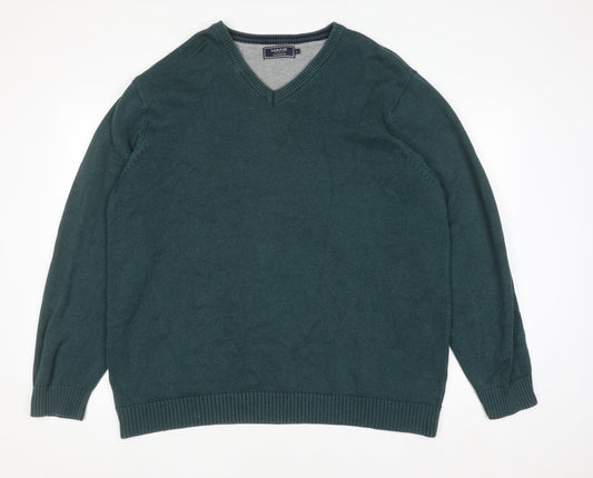 Mens UK Size XL Maine New England Green Pullover Jumper