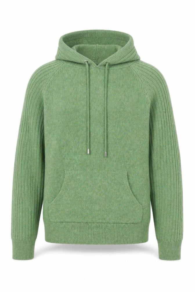 Mens UK Size M Marks and Spencer Green Pullover Hoodie