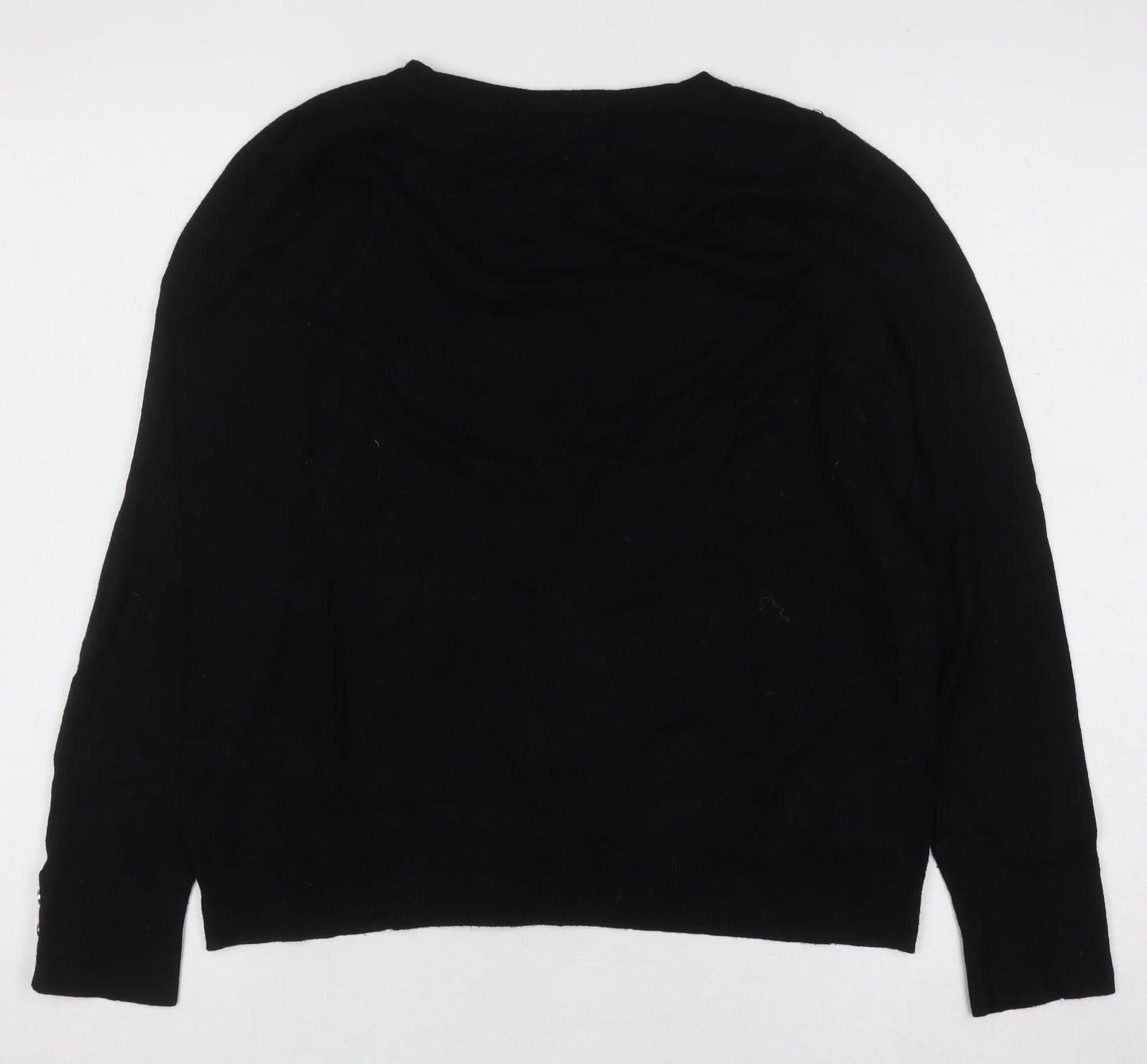 Womens UK Size 12 Wallis Black Pullover Jumper