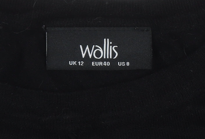 Womens UK Size 12 Wallis Black Pullover Jumper