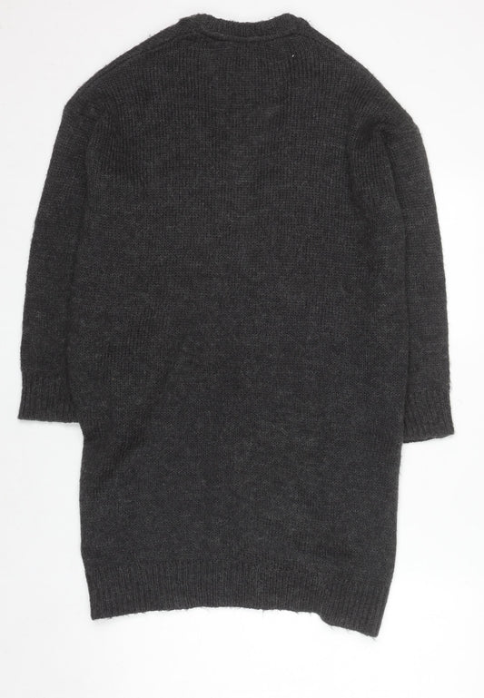 Womens UK Size S H&M Black Cardigan Jumper