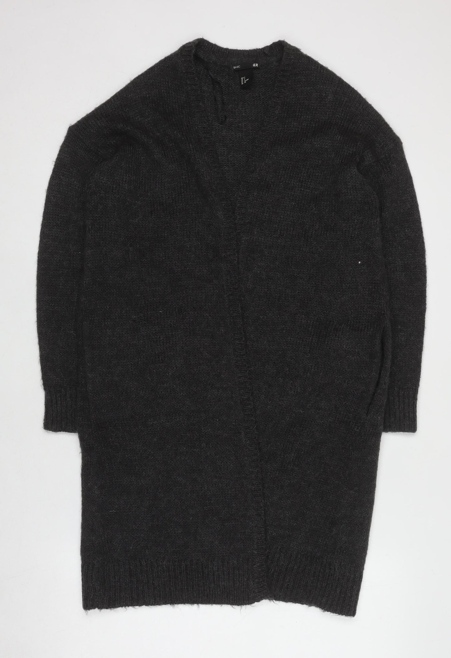 Womens UK Size S H&M Black Cardigan Jumper