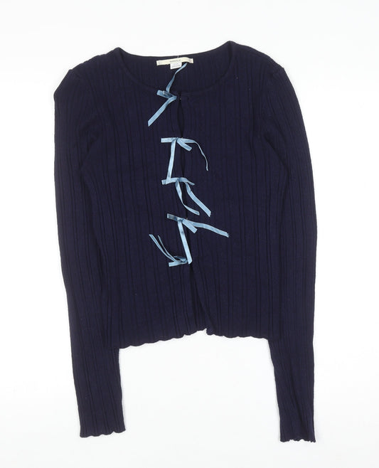 Womens UK Size XL Kimchi Blue Blue Cardigan Jumper