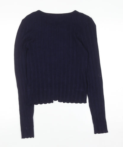 Womens UK Size XL Kimchi Blue Blue Cardigan Jumper