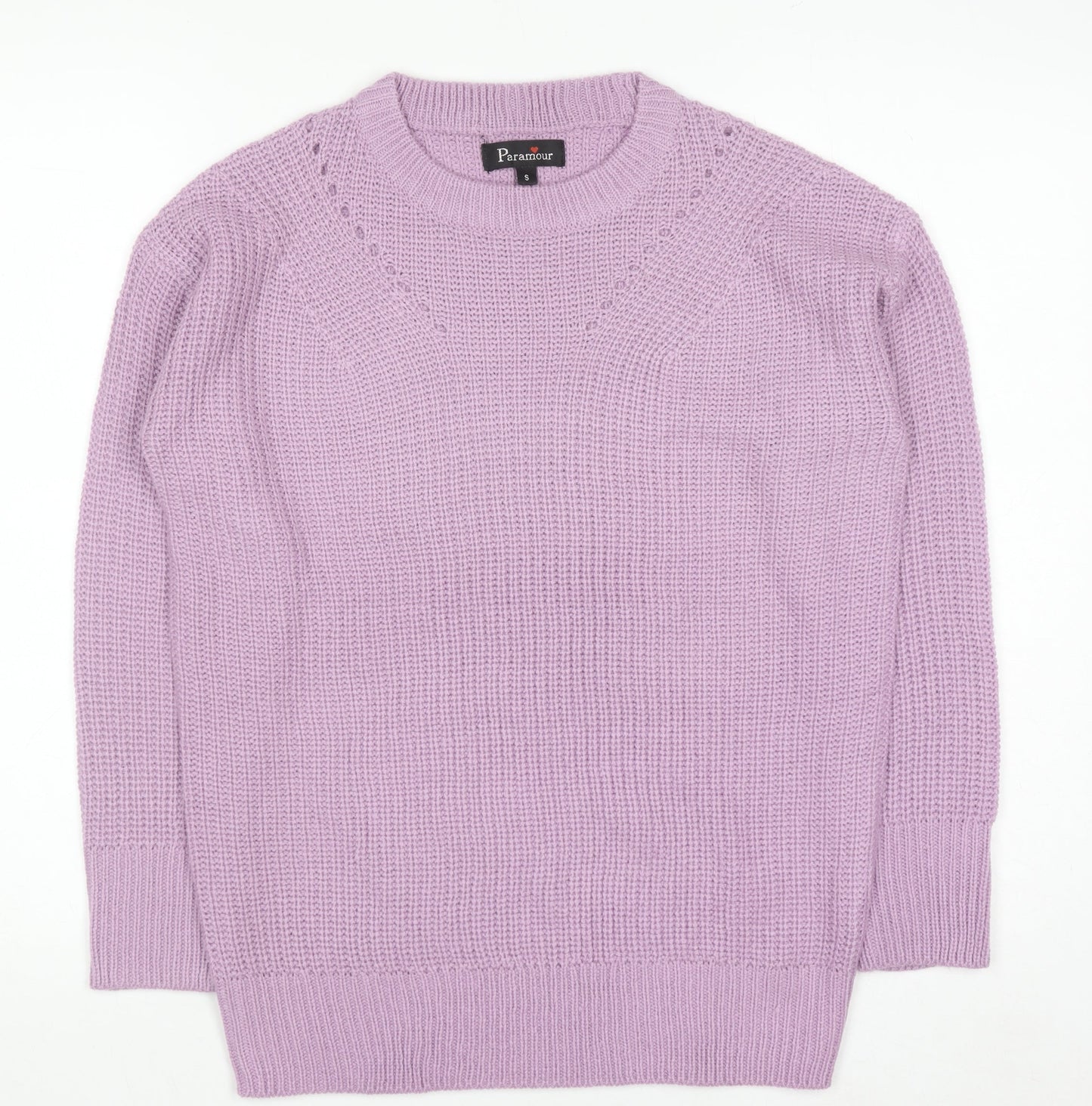 Womens UK Size S Paramour Purple Pullover Jumper