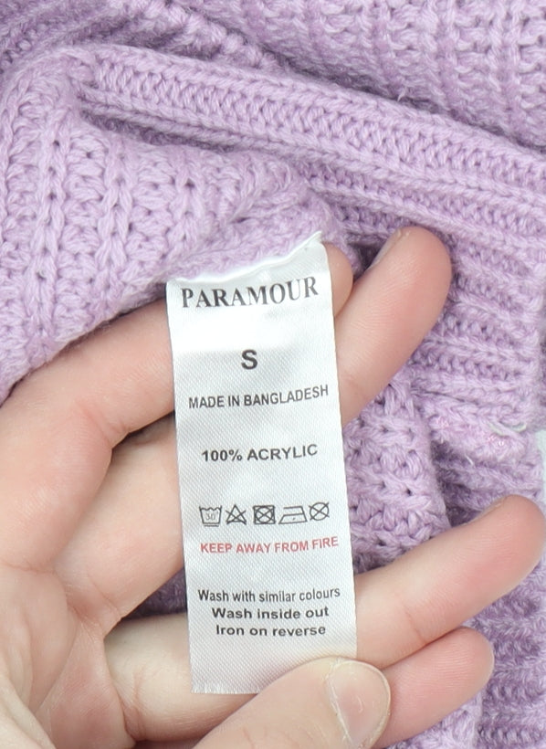 Womens UK Size S Paramour Purple Pullover Jumper