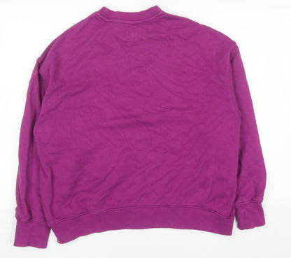 Womens UK Size S Levi's Purple Pullover Sweatshirt