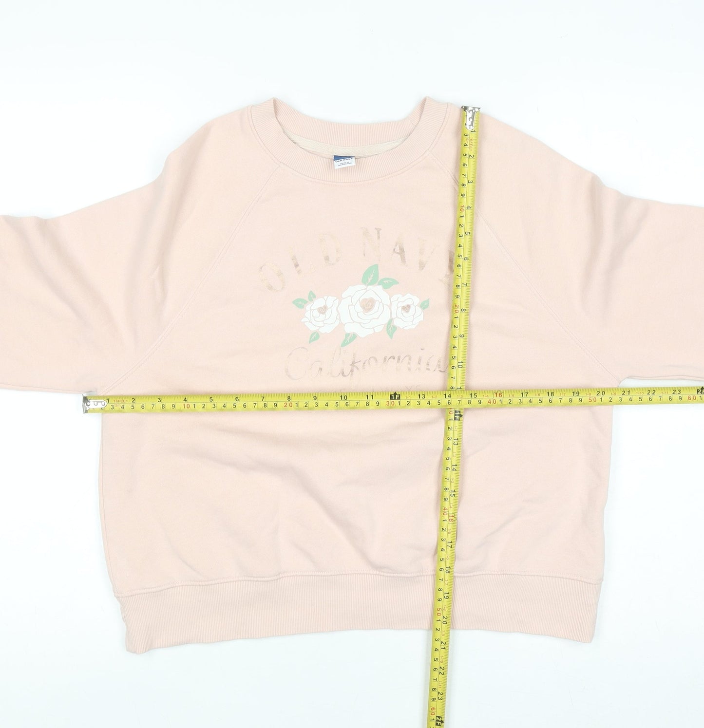 Womens UK Size XS Old Navy Pink Pullover Sweatshirt