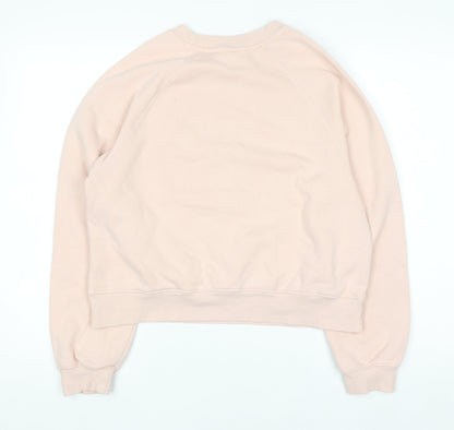 Womens UK Size XS Old Navy Pink Pullover Sweatshirt