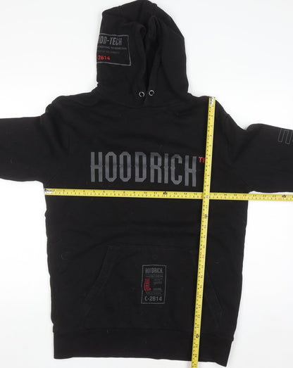 Mens UK Size M Hoodrich Black Pullover Hoodie