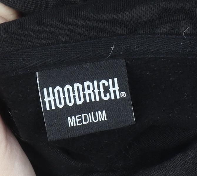 Mens UK Size M Hoodrich Black Pullover Hoodie