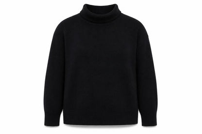 Boden Women’s Black Roll Neck Wool Blend Jumper Size S