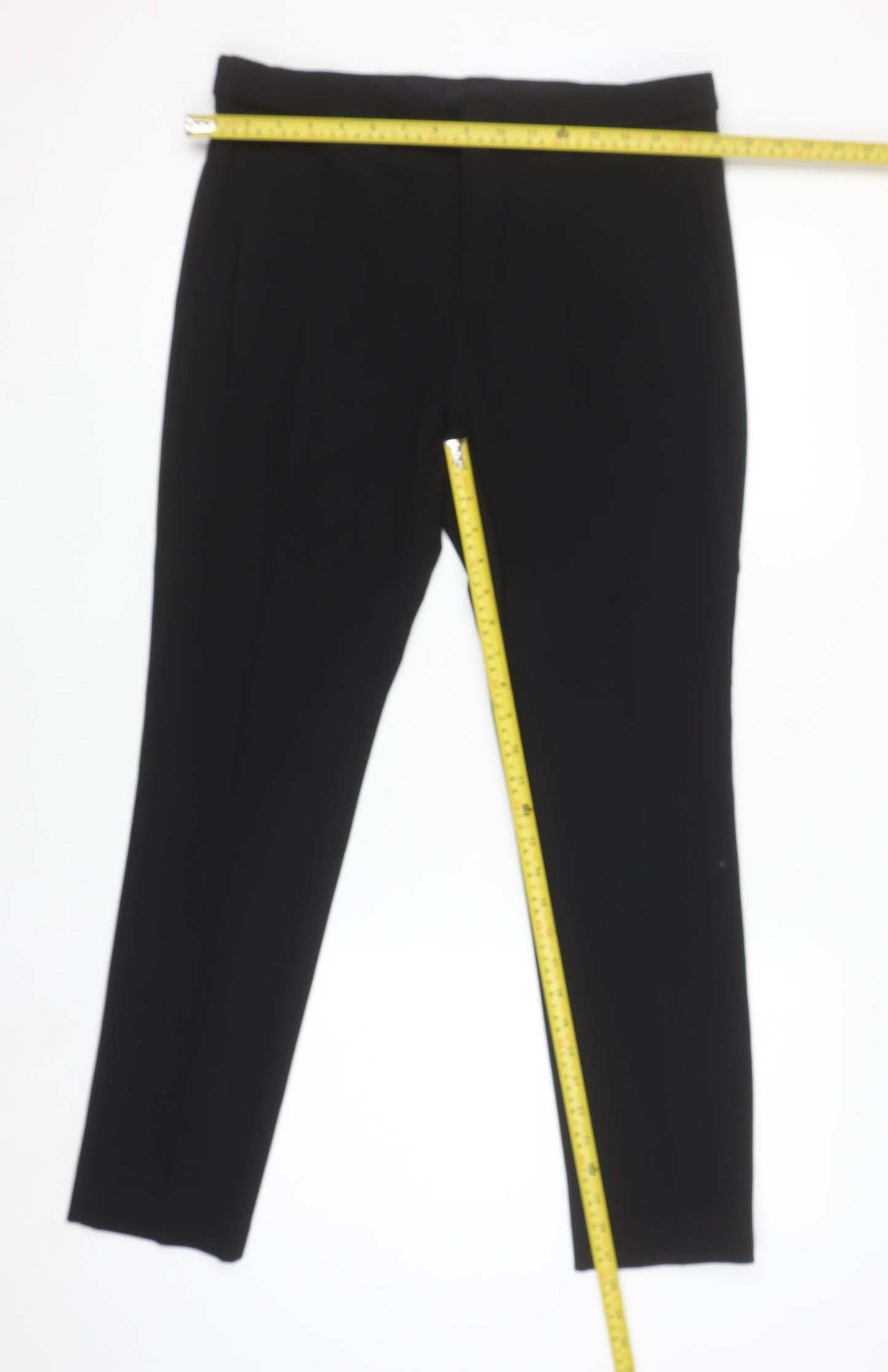 Womens UK Size 16 H&M Slim Fit Business Casual Workwear Black Trousers