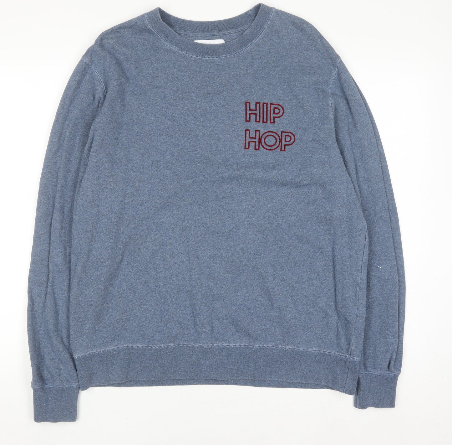 Mens UK Size L Maison Labiche Blue Pullover Sweatshirt