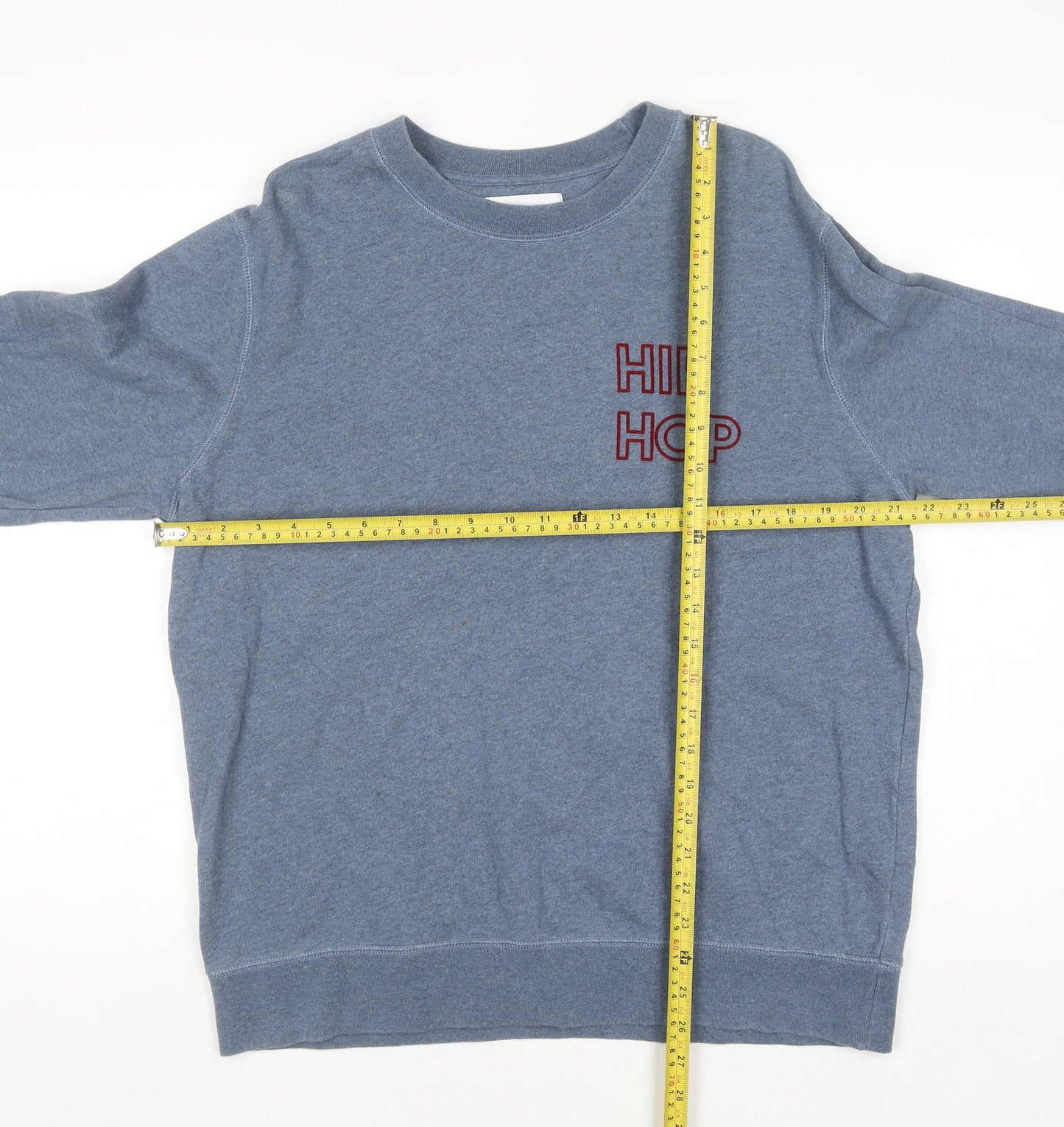 Mens UK Size L Maison Labiche Blue Pullover Sweatshirt